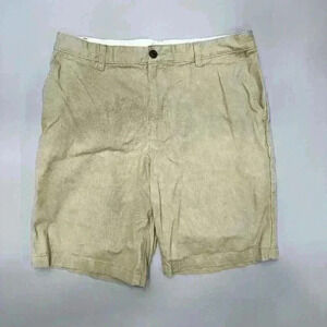 Men's Dockers Khaki Shorts - Size 34 - Flat Front Chinos